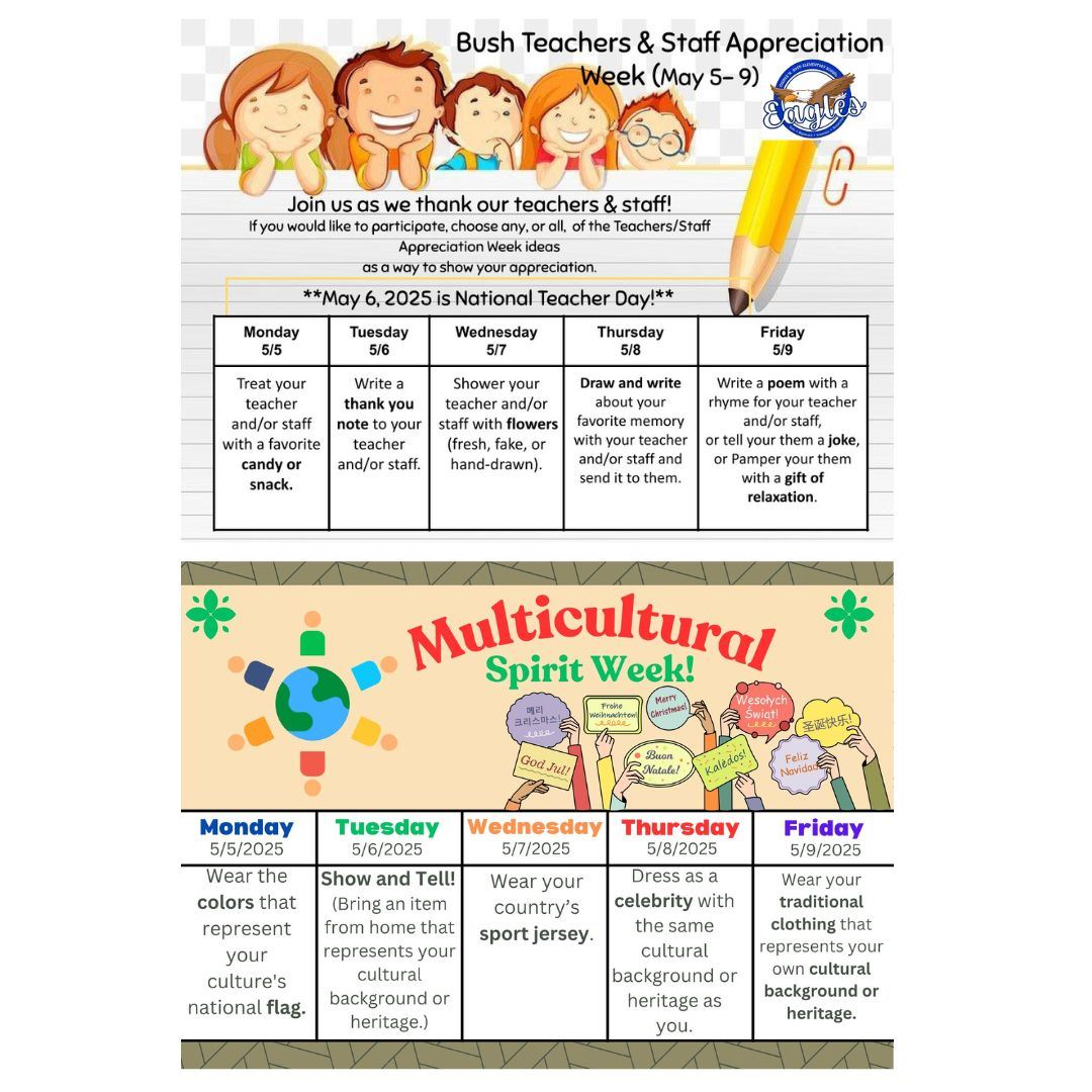  Flyer for multicultural and teacher appreciation week