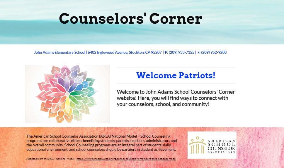 School Counselor Page 